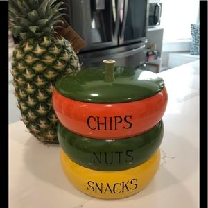 Vintage 70s snack set